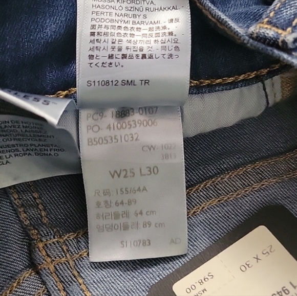 724 HIGH RISE SLIM STRAIGHT FIT WOMEN'S JEANS Size 25x30 - Picture 6 of 11